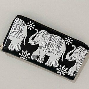 Elephant Print Wallet